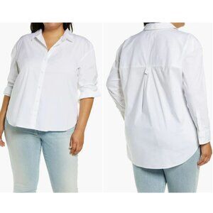 Treasure‎ & Bond Oversize Poplin Shirt White XS